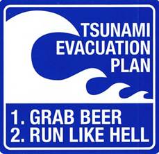 tsunami sign